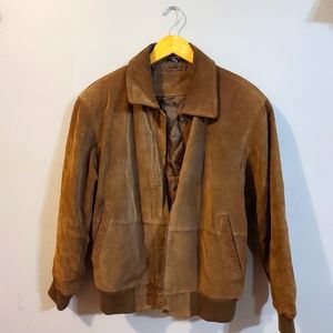 Vintage**Authentic St. John's Bay Suede Coat